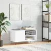 vidaXL Skriňa na taniere biela 85x38x48 cm Drevo Materiál Náhľad obrázku produktu 2