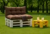 Cuscini per pallet marrone|Seduta 120x60 + schienale Anteprima dell’immagine prodotto 6