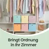 SONGMICS 6 Ordnungsboxen, faltbar, Stoffbox, für Produktbild-Vorschau 7