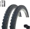 2 x VEE Rubber V185 26" Pneumatici per bicicletta Nero Anteprima dell’immagine prodotto 1