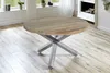 Esszimmertisch rund 120 cm Mangoholz Natur Silber RUNIS Produktbild-Vorschau 2