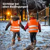 2er Warnweste Kinder Set - 𝗦𝘁𝗮𝗿𝗸 𝗦𝗶𝗰𝗵𝘁𝗯𝗮𝗿 Produktbild-Vorschau 4