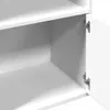 vidaXL Regál na knihy biely 100x36x189 cm Materiál na báze Náhľad obrázku produktu 7