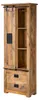 home24 Hochschrank - Mango Massiv / Eisen - Mango / Schwarz Produktbild-Vorschau 1