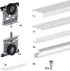 Schiebetürbeschlag SLID'UP 220, 270 cm, 18 mm, 3 Türen bis Produktbild-Vorschau 1