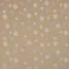 SCHÖNER LEBEN. Tischdecke Schneeflocken gold beige eckig Produktbild-Vorschau 2