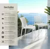 tectake® Gartenstühle Alcudia, wetterfest, stapelbar Produktbild-Vorschau 2