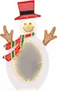 LED-sneeuwpop met 2 tunnelverlichting. Kerstfiguur. Productafbeelding-voorbeeld 1
