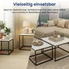 Table basse en bois (lot de 2), Table de salon Moderne, Voir les images du produit 4
