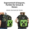 Minecraft Schulranzen Kinder – Ergonomischer Rucksack (L) – Produktbild-Vorschau 2