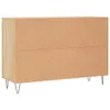 [Home] Sideboard Sonoma-Eiche 104x35x70 cm Holzwerkstoff Produktbild-Vorschau 9