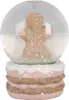 Clayre & Eef Boule à neige Ø 5x7 cm Marron Plastique Voir les images du produit 2