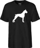 Huuraa Herren T-Shirt Deutscher Boxer Silhouette XXL Black Produktbild-Vorschau 2