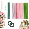 Pfeifenreiniger Set für DIY, 4 Farben Chenille-Stiele, Produktbild-Vorschau 1