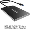 Sabrent EC-SSHD, Schwarz, 101,6 mm, 111,8 mm, 35,6 mm, 1 Produktbild-Vorschau 2