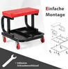 COSTWAY Werkstatthocker mit Rollen, Werkstatt Rollsitz 150 Produktbild-Vorschau 7
