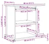 Biurko Komputerowe, Stare Drewno, 80X50X75 Cm  Lumarko! Podgląd zdjęcia produktu 7