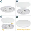 ZMH LED plafondlamp Sterrenhemel, kleine ronde plafondlamp, Productafbeelding-voorbeeld 6