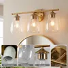 Nástěnná lampa, lampa nad umyvadlo s skleněnými prvky, Náhled obrázku produktu 4