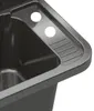 Granitan - Výlevka - Dřez 50x34 cm - Dřez černý - s baterií Náhled obrázku produktu 10