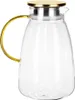 Vilde | Carafe en verre - Avec couvercle - Transparent - Voir les images du produit 4