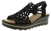 Rieker Damen Sandalette Schwarz Voir les images du produit 41
