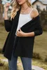ASKSA Damen Strickjacke Kable Drapieren Lange aermel Offene Produktbild-Vorschau 4