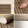 Carpetsale24 Outdoor Teppich Schwarz Natur Jute Optik Rund Produktbild-Vorschau 3