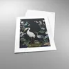 Poster - Poster ohne Rahmen - Asiatisch Reiher Blumen - Produktbild-Vorschau 3