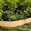 Floranica Bordure de Jardin en bois 40 x 200 cm Nature Voir les images du produit 15