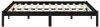vidaXL Massief houten bed, zwart, grenen, 200x200 cm Productafbeelding-voorbeeld 5