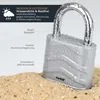HMF Zahlenschloss Vorhängeschloss, robustes Schloss mit Produktbild-Vorschau 3