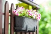 Balkonkasten grau Rattan 40 cm Produktbild-Vorschau 2