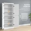 HOMCOM Armoire de cuisine buffet de salle à manger avec 4 Voir les images du produit 11