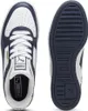 A top-down view of a pair of Puma sneakers, showing the top of one shoe and the sole of the other. Produktbild-Vorschau