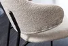 Design Stuhl VOGUE greige Bouclé schwarze Metallbeine Produktbild-Vorschau 8