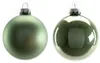 TrendLine Weihnachtskugeln aus Glas Ø 8 cm salbeigrün 6 Produktbild-Vorschau 1
