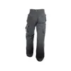 A pair of gray work pants shown from the back. Produktbild-Vorschau