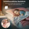 1Pc LED Nachtlicht Mit Bewegungsmelder USB Produktbild-Vorschau 2