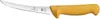 A single kitchen knife with a yellow handle and a silver blade, presented on a white background. Voir les images du produit