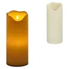 Cepewa LED Kerze outdoor creme-weiß 6/18h Timer 13x30cm Produktbild-Vorschau 1