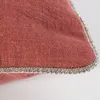 Dekorativer Kissenbezug Sofakissen LEN 22A 43x43 rot Produktbild-Vorschau 2