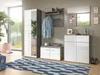 Garderobe Sitzbank "Rumba" weiß Hochglanz und grau Produktbild-Vorschau 6