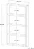 Skye Decor, Quatro - White, Wandregal, Weiß, 100 % Produktbild-Vorschau 6