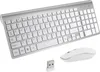 INF Combo Tastiera e Mouse Wireless - Argento Anteprima dell’immagine prodotto 1