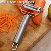 Sparschäler Edelstahl 420J2 2-in-1 Multifunktion Julienne Produktbild-Vorschau 5