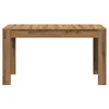 vidaXL Esstisch Artisan-Eiche 140x74,5x76 cm Holzwerkstoff Produktbild-Vorschau 5