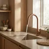 Rea Keukenkraan Ontario Brush Copper Productafbeelding-voorbeeld 3