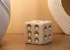 Mauro Ferretti Cube Quarzy 8x8x8 cm blanc doré Voir les images du produit 6