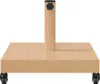 vidaXL Stojan na slnečník Svetlé drevo 45 x 45 x 31,5 cm Náhľad obrázku produktu 5